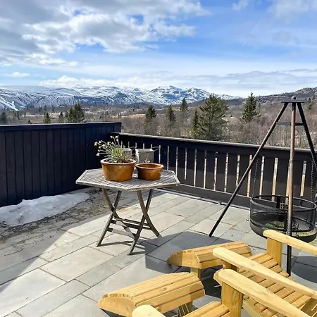 Appartement Panoramic In The Heart Of Beitostolen