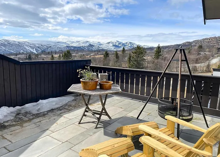 Apartamento Panoramic In The Heart Of Beitostolen